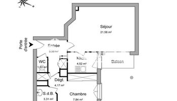 appartement 2 pièces à vendre ASNIERES SUR SEINE 92600 48 m²