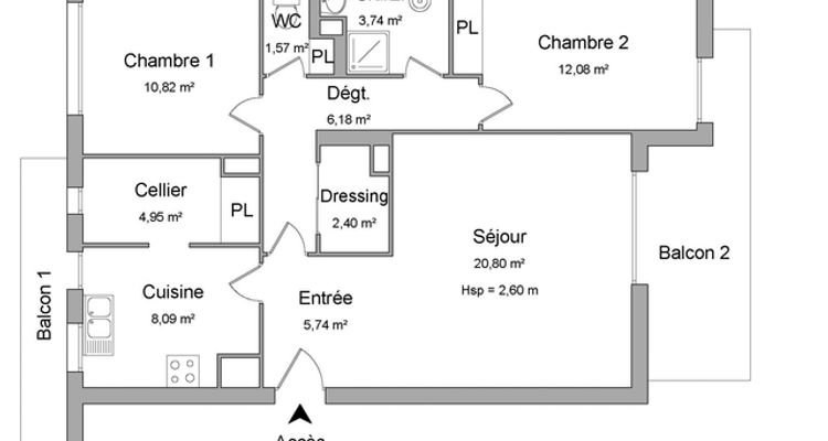 appartement 3 pièces à louer MARSEILLE 5ᵉ 13005 76.4 m²