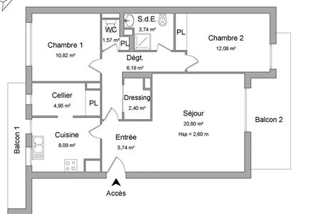 appartement 3 pièces à louer MARSEILLE 5ᵉ 13005 76.4 m²