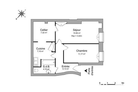 Vue n°3 Appartement 2 pièces à louer - GRENOBLE (38000) - 51.57 m²
