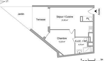 appartement 2 pièces à louer MARSEILLE 12ème 13012 38.65 m²