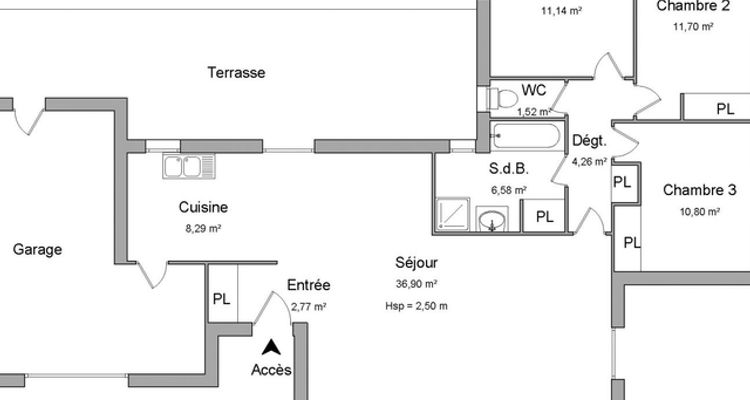 maison 4 pièces à louer ECHIRE 79410 94 m²