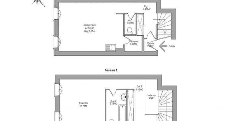 Vue n°1 Appartement 2 pièces T2 F2 à louer - Toulon (83000)