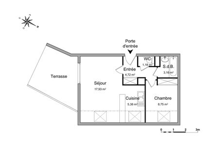 Vue n°2 Appartement 2 pièces T2 F2 à louer - Jarville La Malgrange (54140)