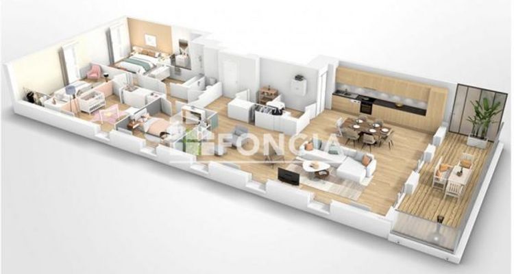 Vue n°1 Appartement 5 pièces à vendre - TOULOUSE (31300) - 142.9 m²