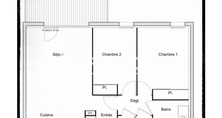 appartement 3 pièces à vendre RAMONVILLE SAINT AGNE 31520 66 m²