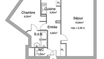 appartement 2 pièces à louer SUCY EN BRIE 94370 44 m²