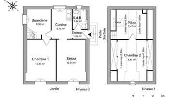 maison 2 pièces à louer AULNAY SOUS BOIS 93600 48.5 m²