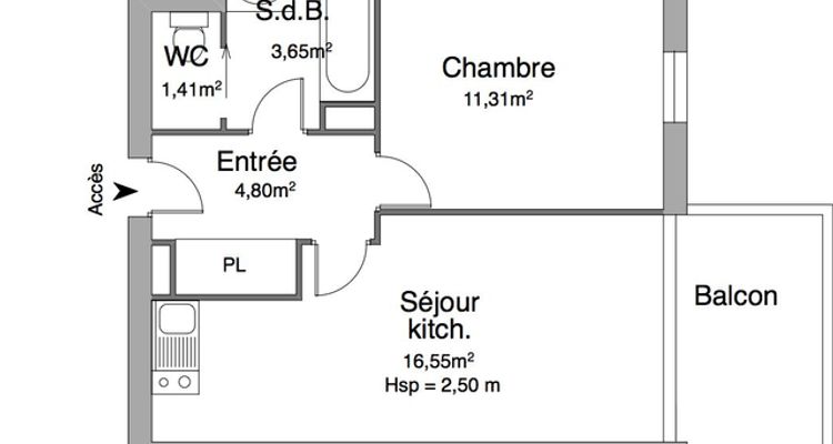 appartement 2 pièces à louer MONTELIMAR 26200 37.7 m²