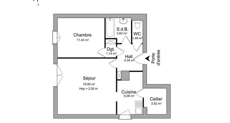 appartement 2 pièces à louer POITIERS 86000 51.6 m²