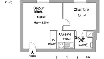 appartement 2 pièces à louer BREST 29200 29.3 m²