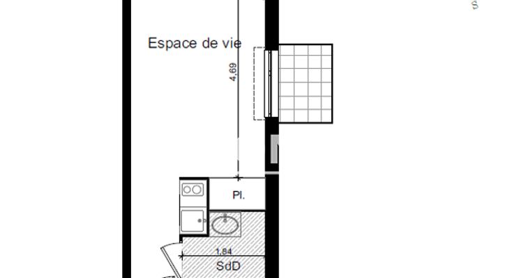 appartement 1 pièce à vendre Nice 06300 23.24 m²