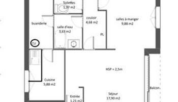appartement 4 pièces à louer ROCHEFORT 17300 65.41 m²