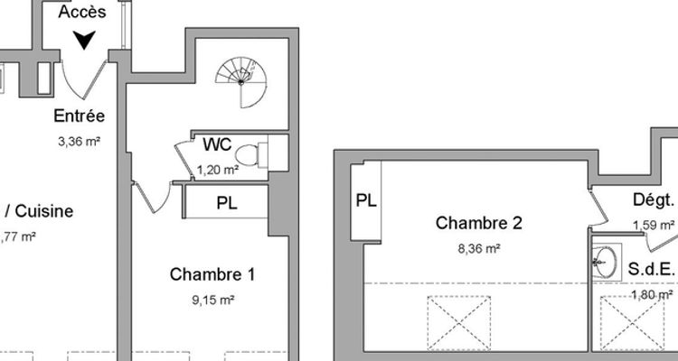 appartement 3 pièces à louer LILLE 59000 49.2 m²