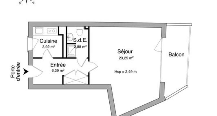 appartement 1 pièce à louer POITIERS 86000 36.44 m²