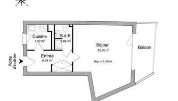 appartement 1 pièce à louer POITIERS 86000 36.44 m²