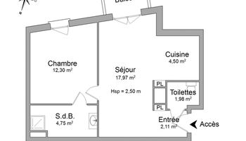 appartement 2 pièces à louer BREST 29200 43.6 m²