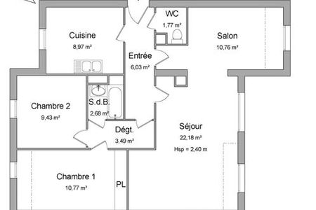appartement 4 pièces à louer RENNES 35000 76.08 m²