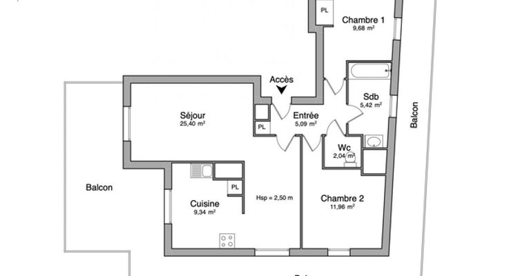 appartement 3 pièces à louer LILLE 59000 68.9 m²