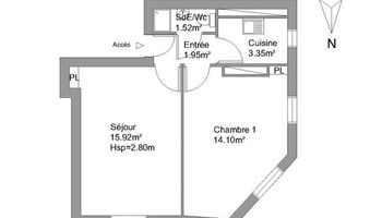 appartement 2 pièces à louer PUTEAUX 92800 36.8 m²