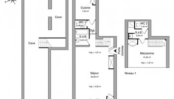 appartement 3 pièces à louer VILLEURBANNE 69100 66.6 m²