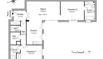 appartement 3 pièces à louer DIVONNE LES BAINS 01220 76.19 m²