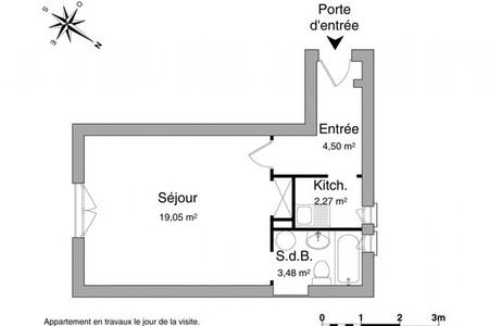 Vue n°2 Studio à louer - NICE (06000) - 29.3 m²