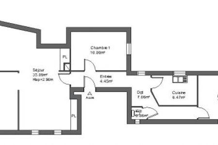 Vue n°2 Appartement 3 pièces à louer - STRASBOURG (67000) - 107.32 m²