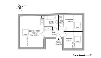 appartement 3 pièces à louer FOLSCHVILLER 57730 38.1 m²