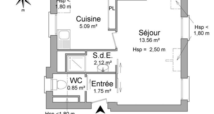 appartement 1 pièce à louer COULOMMIERS 77120 24 m²