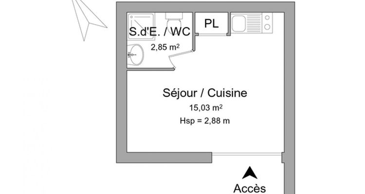 appartement 1 pièce à louer LA ROCHE SUR YON 85000 17.9 m²