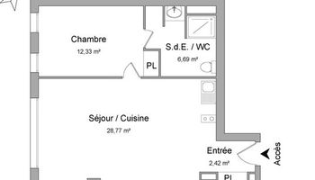 appartement 2 pièces à louer BORDEAUX 33000 50.21 m²