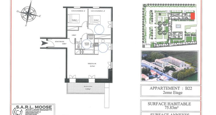 appartement 3 pièces à louer LE PONTET 84130 75.8 m²