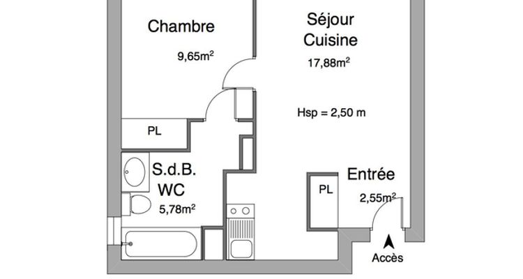 appartement 2 pièces à louer LIMOGES 87000 35.9 m²