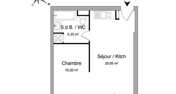 appartement 2 pièces à louer SETE 34200 36.2 m²