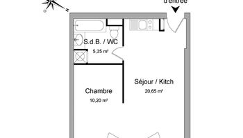 appartement 2 pièces à louer SETE 34200 36.2 m²
