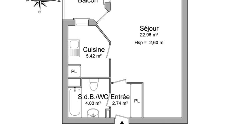 appartement 1 pièce à louer AVIGNON 84000 35.2 m²