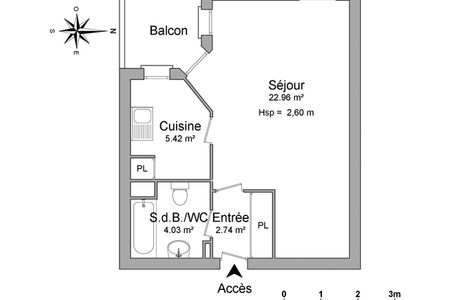 appartement 1 pièce à louer AVIGNON 84000 35.2 m²