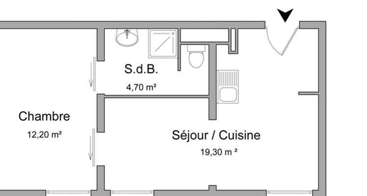 appartement 2 pièces à louer VILLENEUVE D'ASCQ 59650 36.2 m²