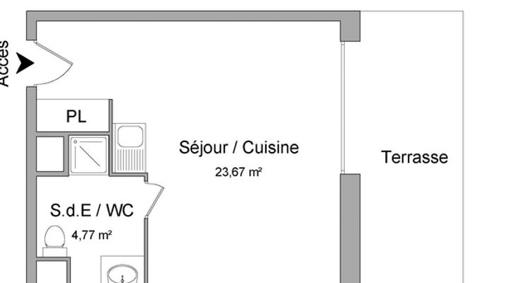 appartement 1 pièce à louer LYON 8ᵉ 69008 28.4 m²