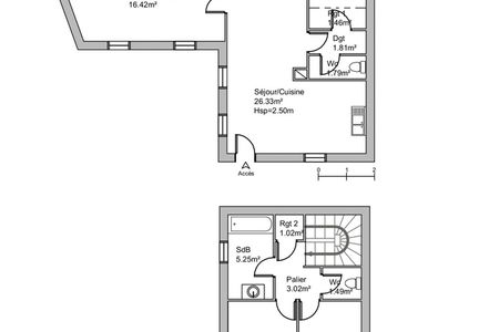 maison 3 pièces à louer MONTJEAN SUR LOIRE 49570 86 m²