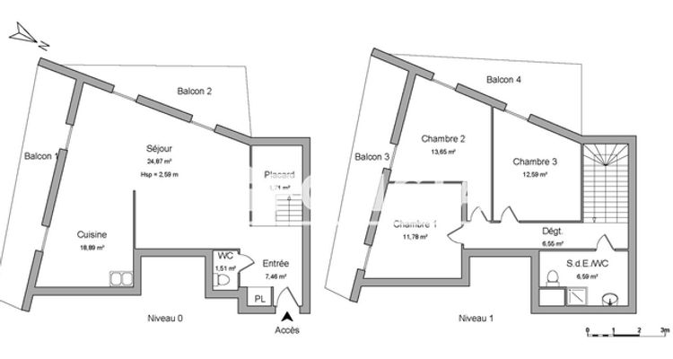 appartement 4 pièces à vendre GRENOBLE 38000 105.6 m²