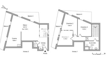 appartement 4 pièces à vendre GRENOBLE 38000 105.6 m²
