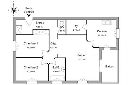 appartement 3 pièces à louer MONTELIMAR 26200 76.7 m²