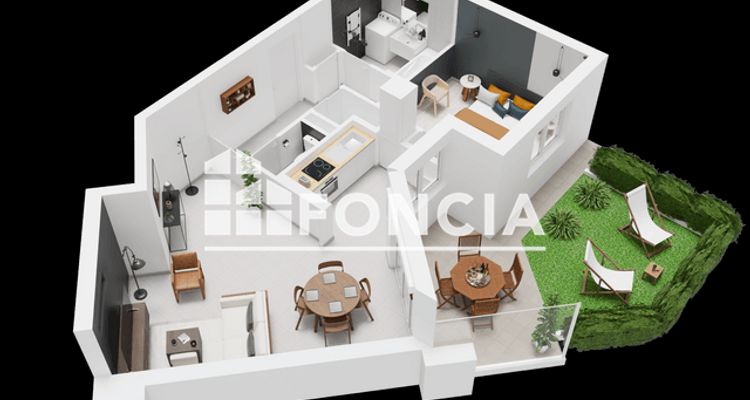 appartement 2 pièces à vendre Argenteuil 95100 51 m²