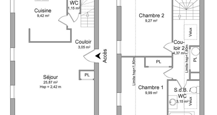 appartement 3 pièces à louer PLUGUFFAN 29700