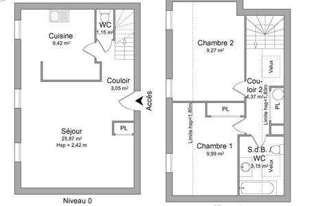 appartement 3 pièces à louer PLUGUFFAN 29700