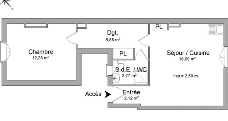 appartement 2 pièces à louer BEZIERS 34500 41.7 m²