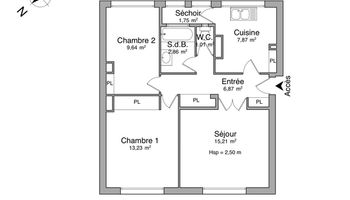 appartement 3 pièces à louer ORLEANS 45100 58.4 m²