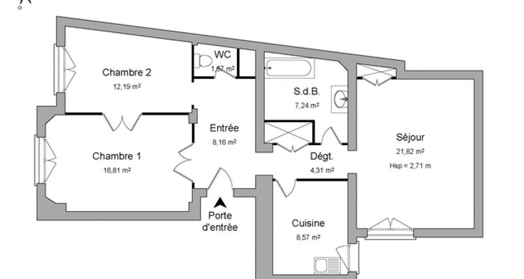 appartement 3 pièces à louer NANCY 54000 80.8 m²
